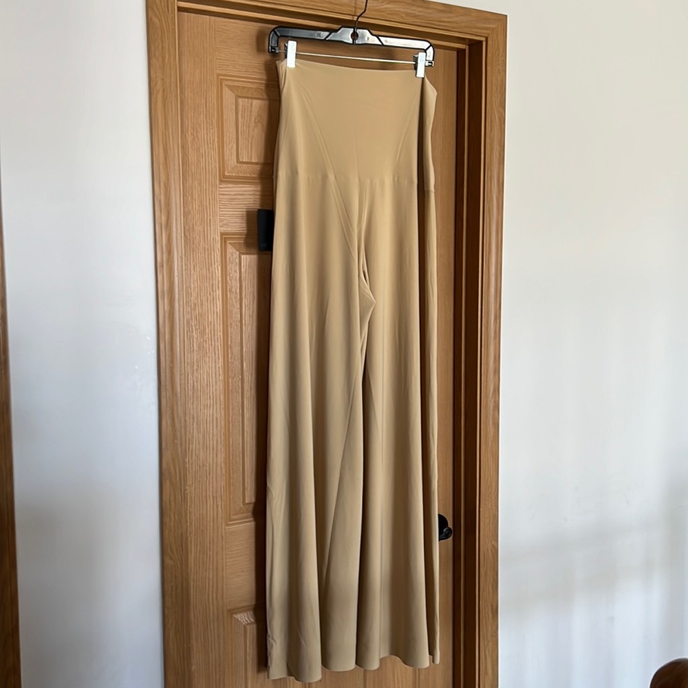 Norma Kamali/High Waisted Elephant Pants/Blonde/X-Large